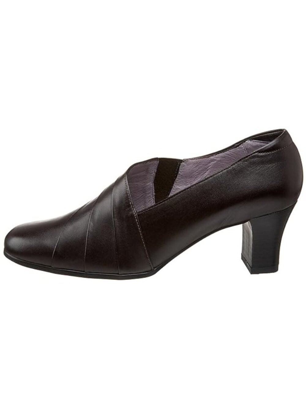 Beautifeel Womens Anne Black Leather Pump Heels Size 7